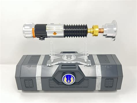 Buy Galaxys Edge Star Wars Obi Wan Kenobi Legacy Lightsaber Hilt Bundle With Emblem Engraved