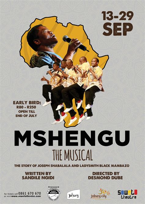 Mshengu The Musical Info Soweto Theatre