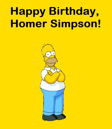 Happy Birthday Homer Simpson By Mistressphantom13 On Deviantart