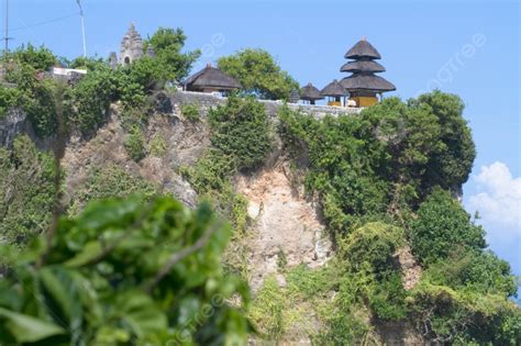 View Of Pura Uluwatu Temple In Bali Island Photo Background And Picture