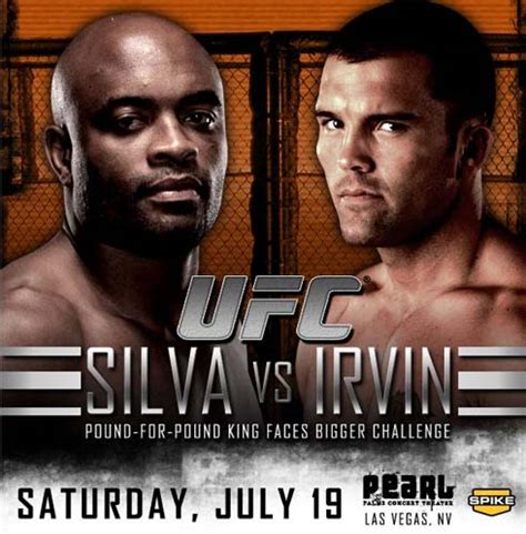 » ufc 261 poster looking pretty authentic. Anderson Silva vs James Irvin poster for July 19 UFCshow - MMAmania.com