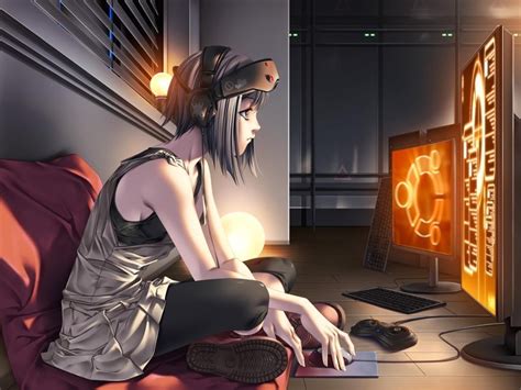 Wallpaper Digital Art Anime Girls Computer Comics Screenshot