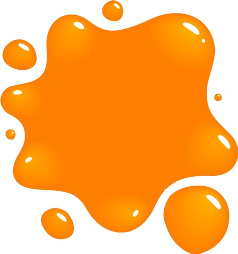 Paint Clipart Clipart Orange Splat Png Cliparts Co Orange Paint