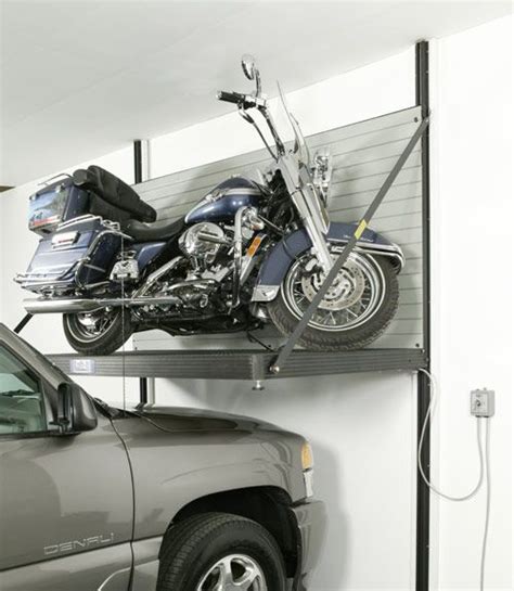 Motorcycle Garage Storage Lift Woodworking Projects And Plans