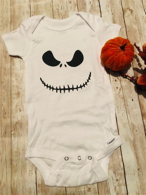 Jack Skellington Baby Outfitbaby Boy Nightmare Before Etsy