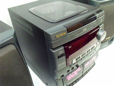 Aiwa Cx Nv3000u Compact 3disc Stereo Dual Cassette Receiver W Remote