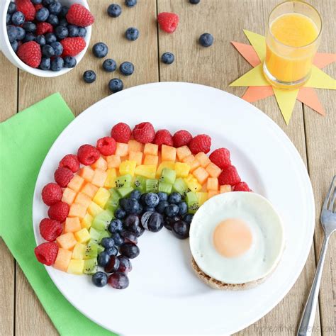 Fruit Rainbow With A Pot Of Gold Fun Breakfast Idea For Kids