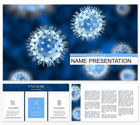 Presentation Template On Infectious Diseases Powerpoint Template