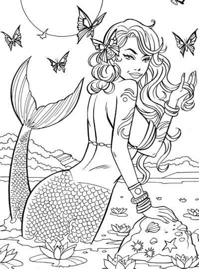 Best Mermaid Coloring Pages & Coloring Books - Cleverpedia