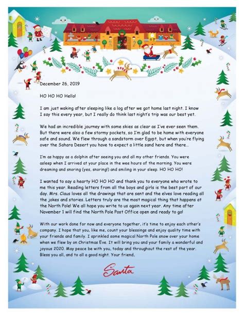 Holiday Family Letter
