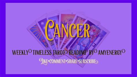 Cancer Weekly Tarot Reading Week Of May 2 2021 Youtube