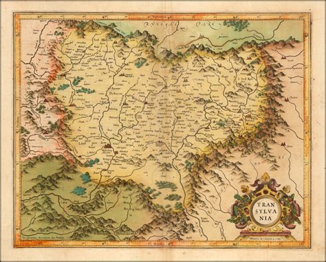 Transylvania Barry Lawrence Ruderman Antique Maps Inc