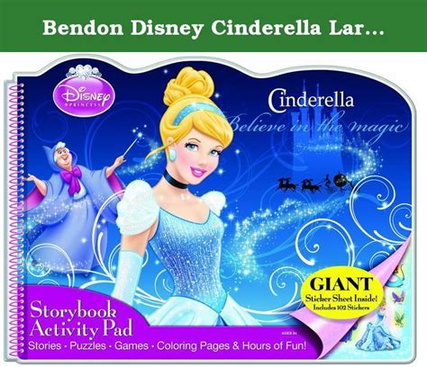 Add a little color to your party with a disney princess sticker book. Bendon Disney Cinderella Large Activity Floor Pad. Fun ...