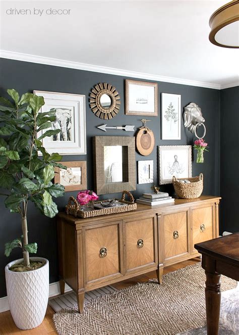 How To Create A Gallery Wall Tips And My Home Office Art Wall Reveal