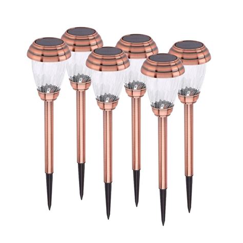 These solar lights are also good for those who have not had solar lights before. Smart Solar Charleston Solar Heritage Copper Pathway ...