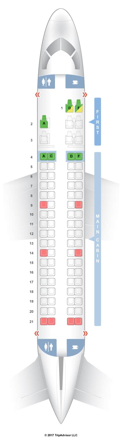 American Airlines Embraer 175 Seat View