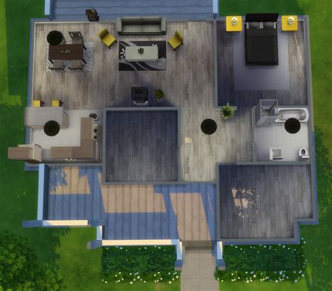 Mod The Sims Starter Argilla 3br 1ba No Cc