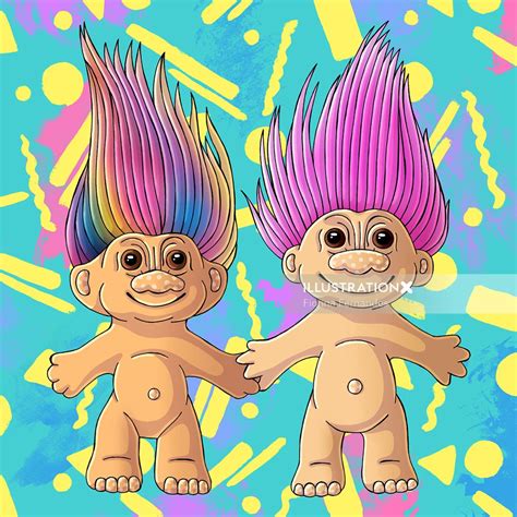 Troll Dolls Illustration By Fionna Fernandes