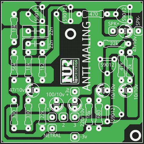 Sirine Polisi 3 Suara Nur Pcb Design