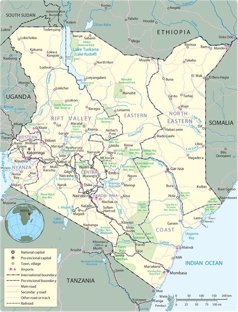 Kenya Maps Printable Maps Of Kenya For Download