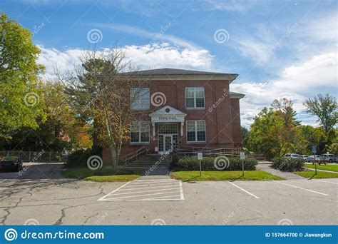 Sherborn Town Hall Massachusetts Usa Stock Photo Image Of Hall