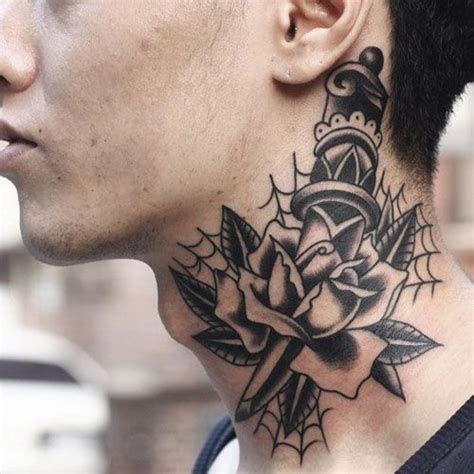 125 Best Neck Tattoos For Men Cool Ideas Designs 2021 Guide Neck