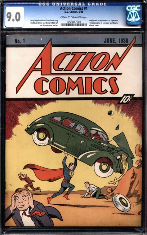Nicolas Cage Copy Of Action Comics No1 Featuring The First Appearance