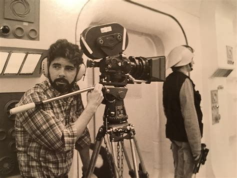 George Lucas Behind The Camera Directing The Opening Live Action Scenes