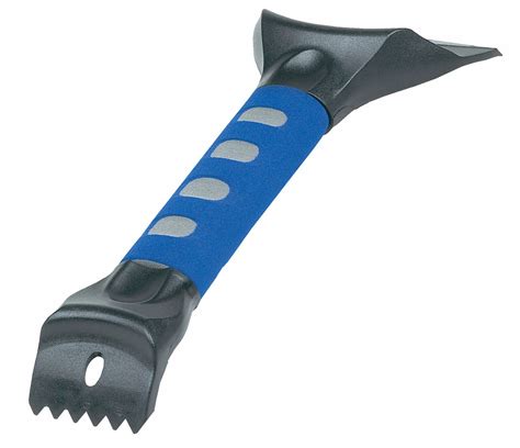 Subzero Fixed Head Ice Scraper With 7 In Fixed Handle Blue 49lx36