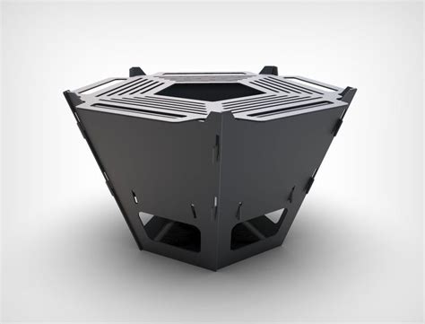 Pentagon Fire Pit V2 Grill Dxf Files For Plasma Laser Cnc Fire Pit