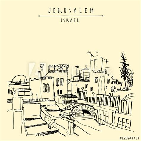 Jerusalem Sketch At Explore Collection Of