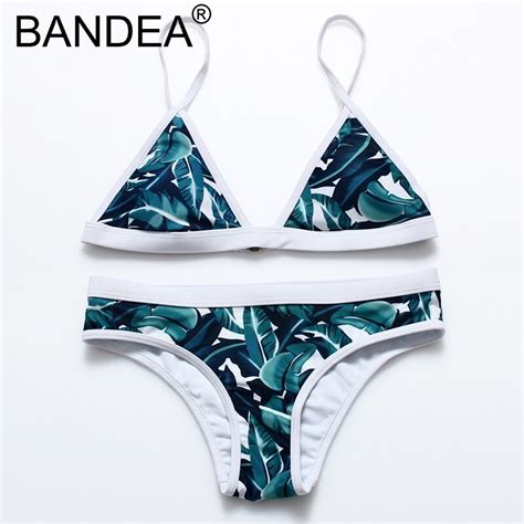 Bandea 2017 Bikini New Swimming Suit For Women Push Up Sexy Bathing Suit Bordered Underwire Low