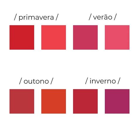 Tons De Vermelho Nomes