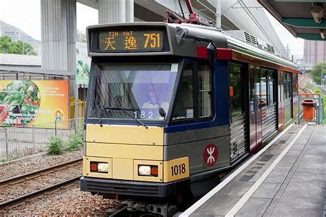 410 Light Rail Transit Lrt In Hong Kong Stock Photos Pictures