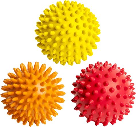 Buy Octorox Spiky Massage Balls For Foot Back Muscles 3 Soft To Firm Spiked Massager Roller