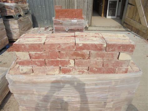 Reclaimed Tunbridge Wells Red Pressed Clay Bricks