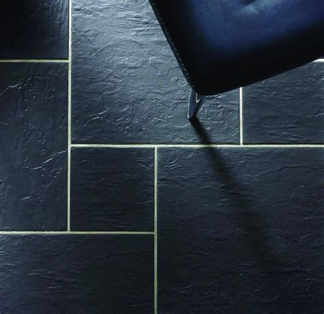 Chima Black Slate Modular Floor Tiles Tile Choice Tile Choice Com