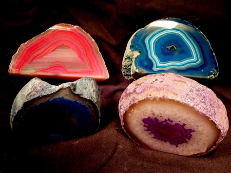 Agate Geode Minerals Crystals And Gemstones Polished Carved