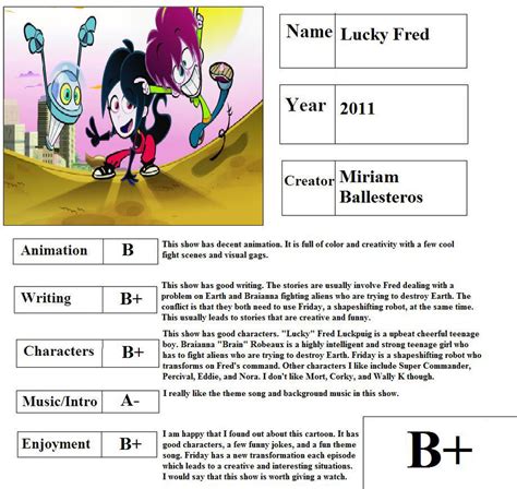 Lucky Fred Report Card By Mlp Vs Capcom On Deviantart