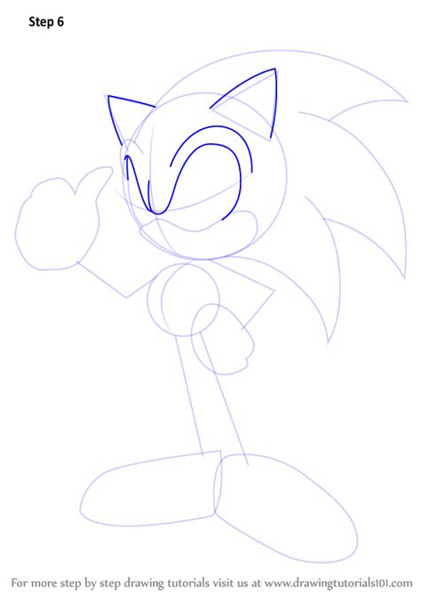 Learn How To Draw Sonic Sonic The Hedgehog Step By Step Artofit
