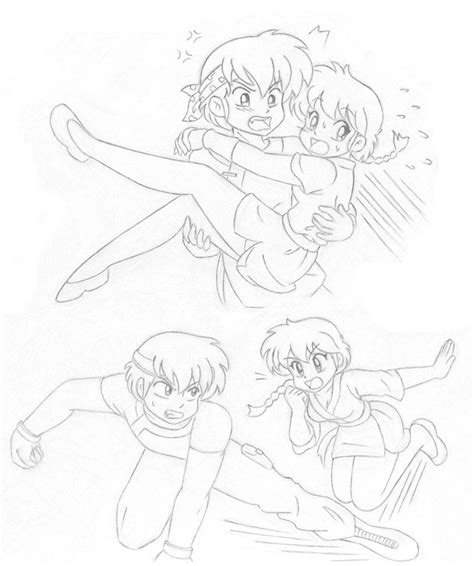 Ranma And Ryoga More Fighting By Arwen Chan On Deviantart Anime