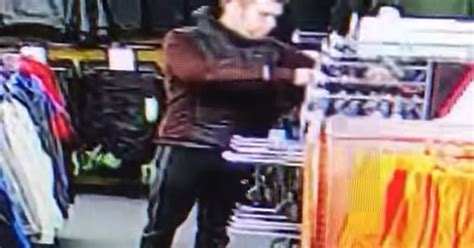 Cctv Shows Brazen Thief Stealing Clothes From Scots Store As Owners Launch Social Media Appeal