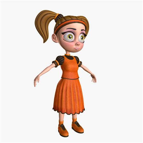 Little Girl 3d Models Download Free3d