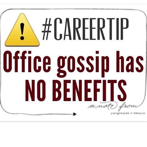 Office Gossip Is Entertaining And Very Tempting Success In The