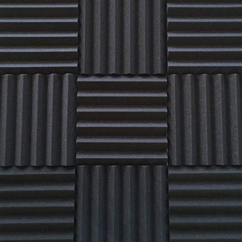 Professional Acoustic Foam Panels Wedge Style 12x12x2” Tiles 4 Pack