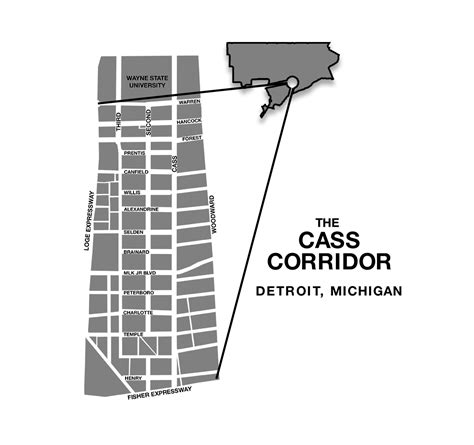 Cass Corridor Map On Behance