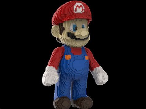 Lego Super Mario Statue Building Instruction Instructions Only No