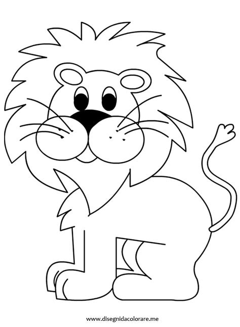 Disegni da colorare il pinguino con mandala da colorare facili. Disegno leone - Disegni da colorare
