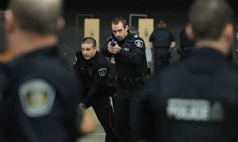 Waterloo police department is situated nearby to parr harbor. Waterloo Regional Police officers are training for one of ...