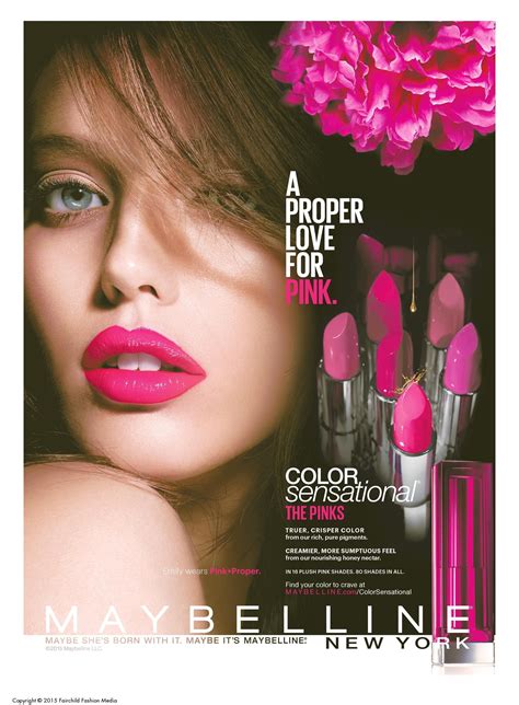 This Maybelline Advertisement Is From Womens Wear Daily February 13th